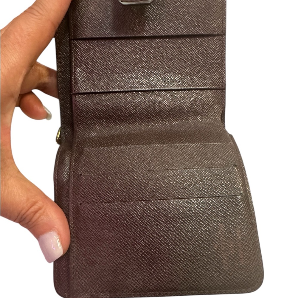 Louis Vuitton Damier Ebene Coated Canvas Zippy Compact Wallet - Picture 6 of 9